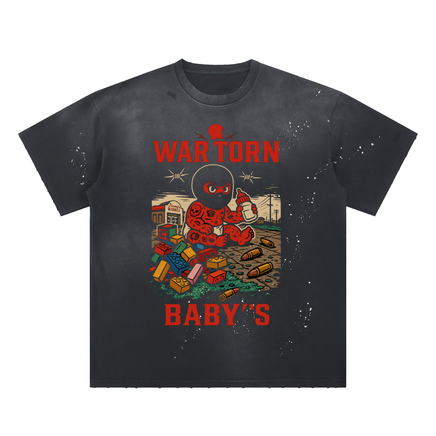 Hand-Frayed Sunfade Paint