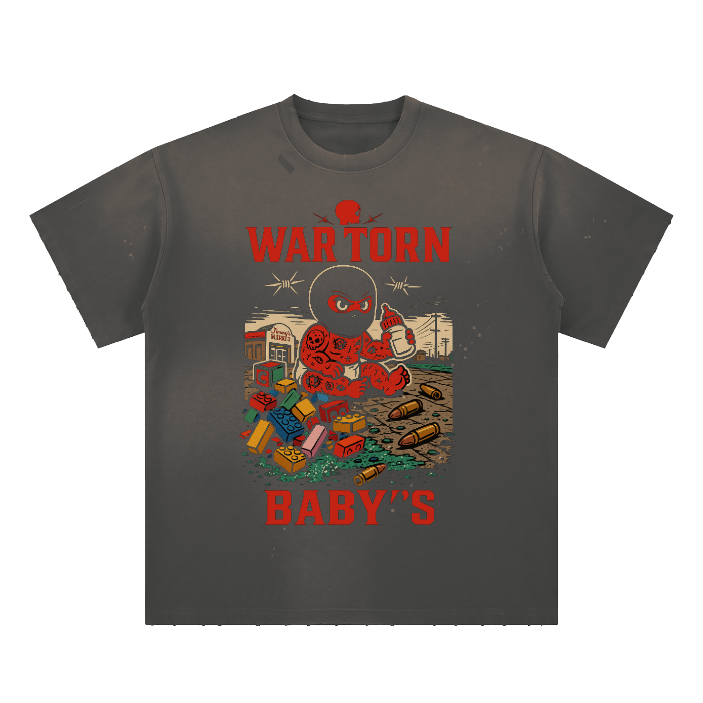 Hand-Frayed Sunfade Paint