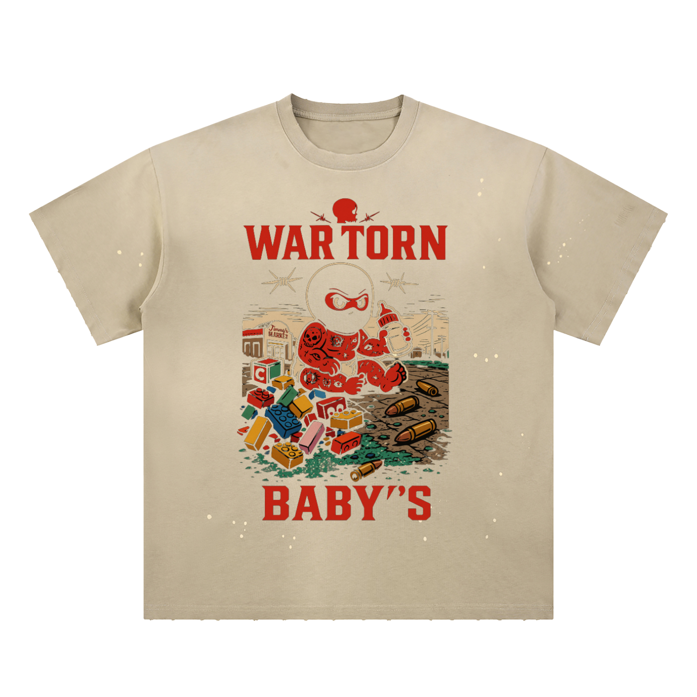 Hand-Frayed Sunfade Paint